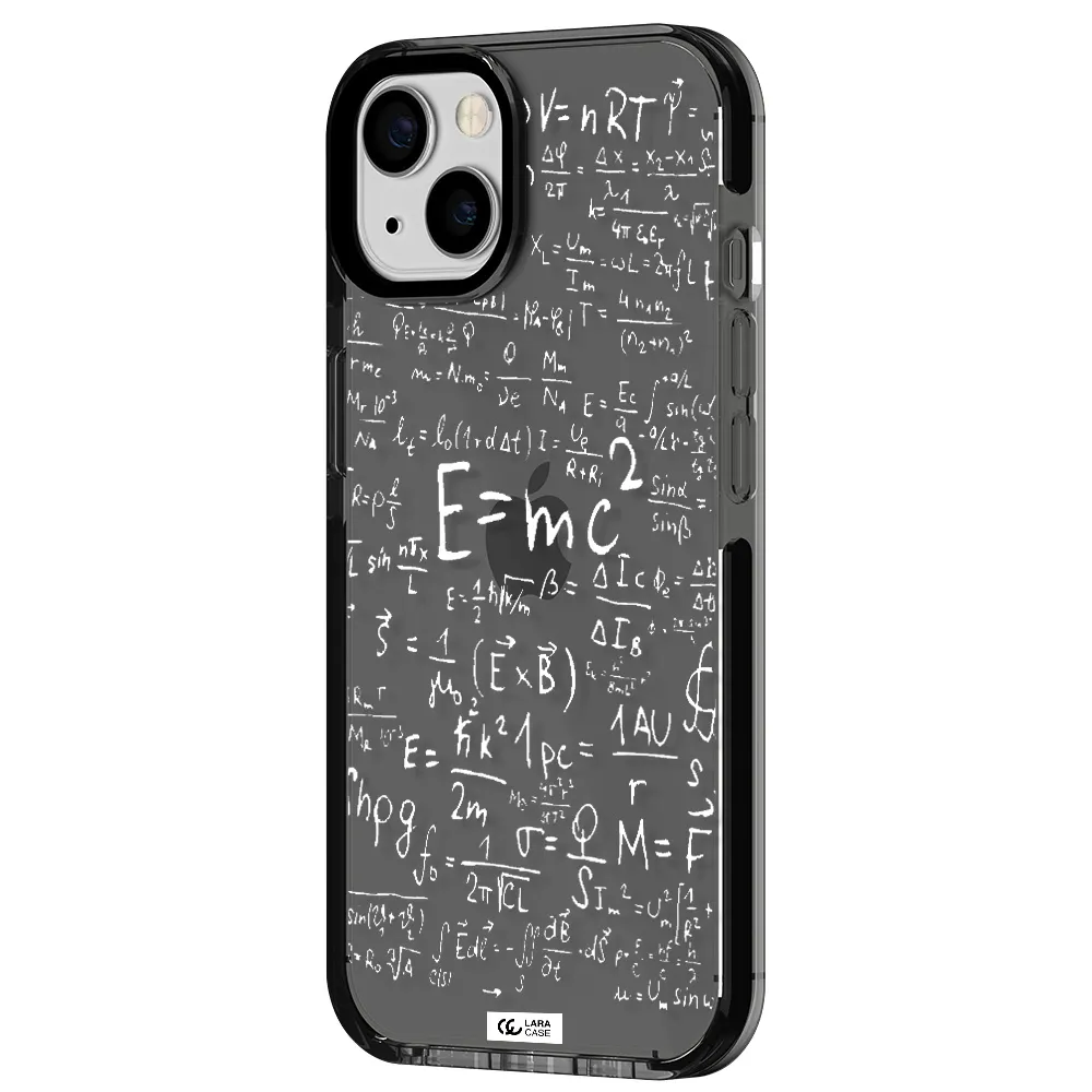 Physics Blackboard Apple iPhone 13 impact Smoke Black Case