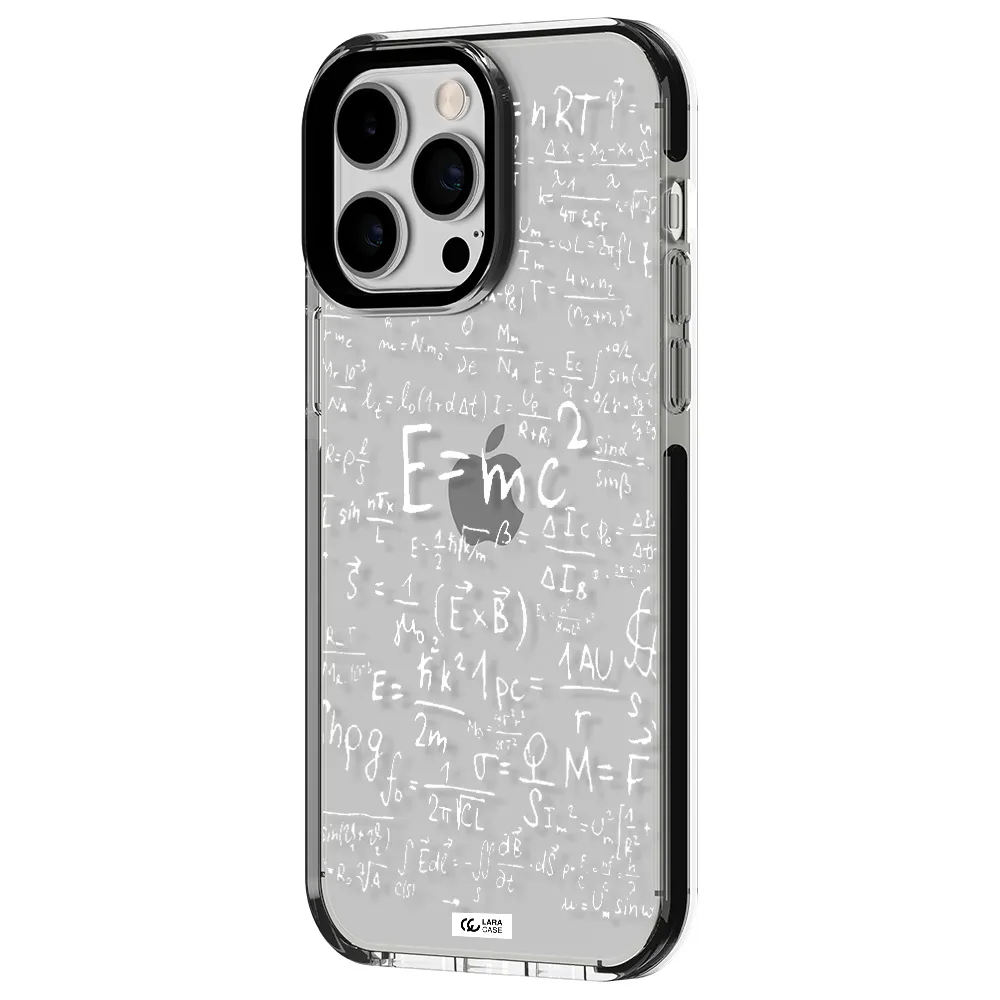 Physics Blackboard Apple iPhone 15 Pro impact black border Case