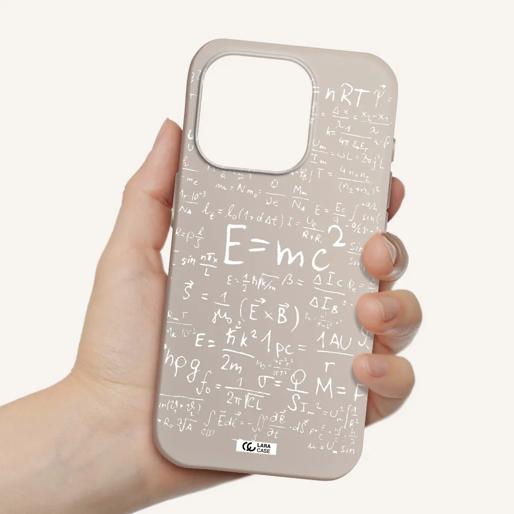 Physics Blackboard Apple Iphone 15 Pro Silicone Stone Case