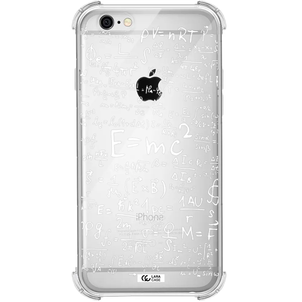 Physics Blackboard Apple iPhone 6 Clear PC Case