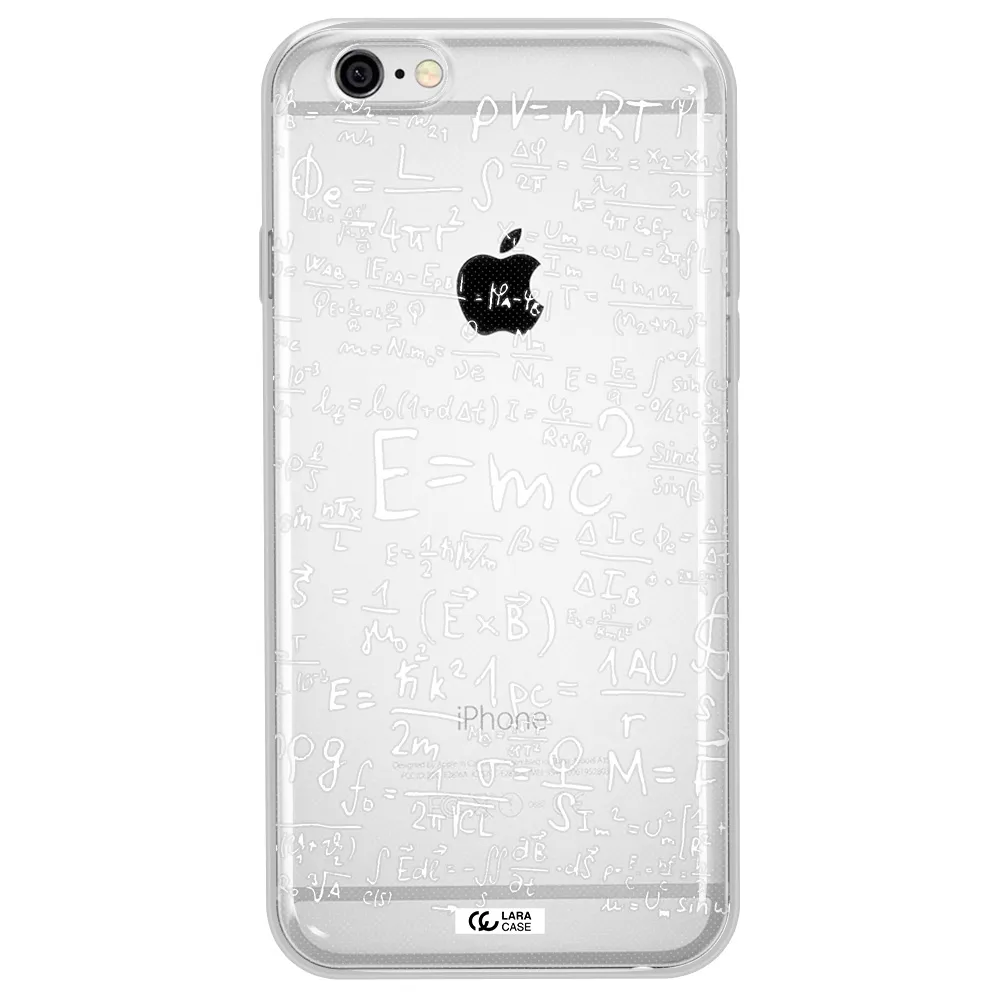 Physics Blackboard Apple iPhone 6 plus Clear TPU Case