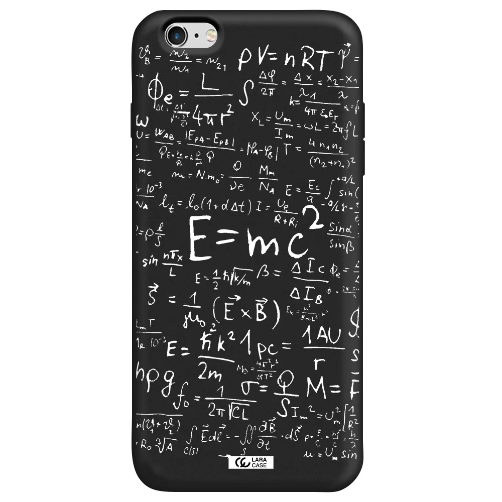 Physics Blackboard Apple iPhone 6 plus Silicone black Case