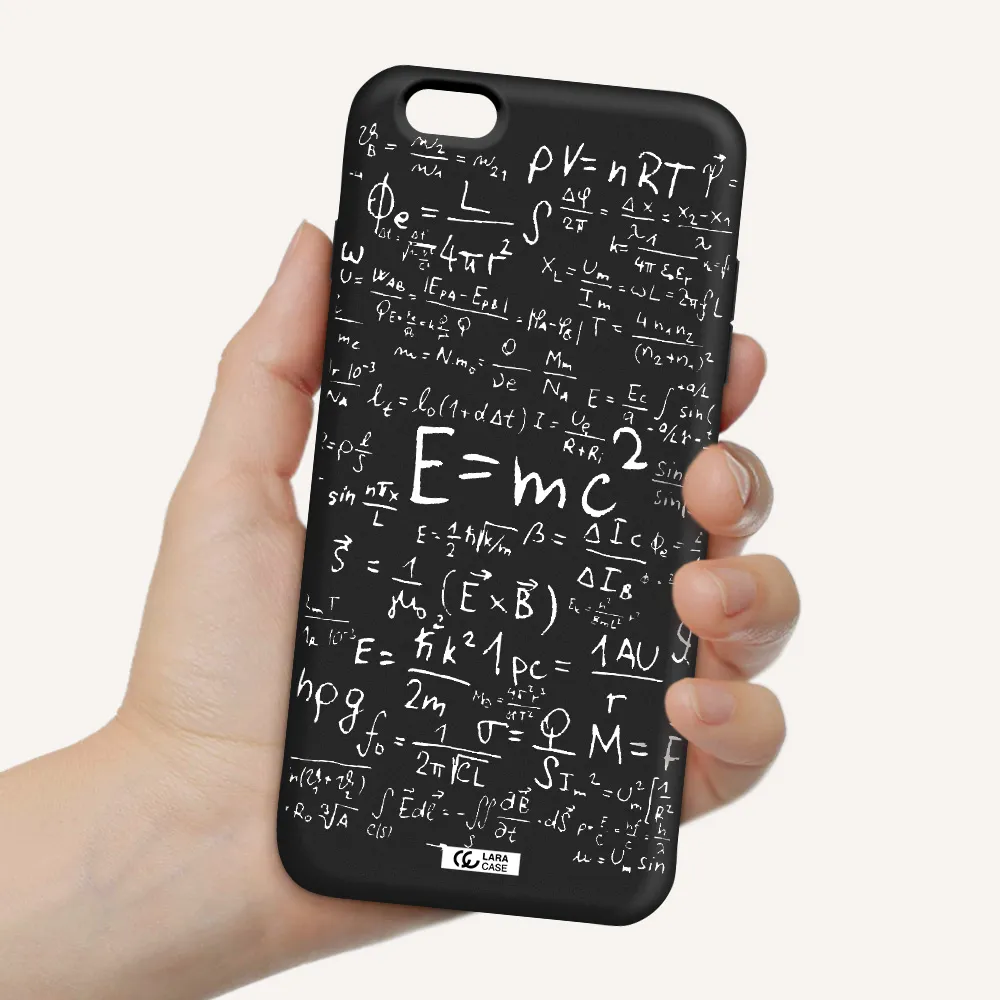 Physics Blackboard Apple iPhone 6 plus Silicone black Case