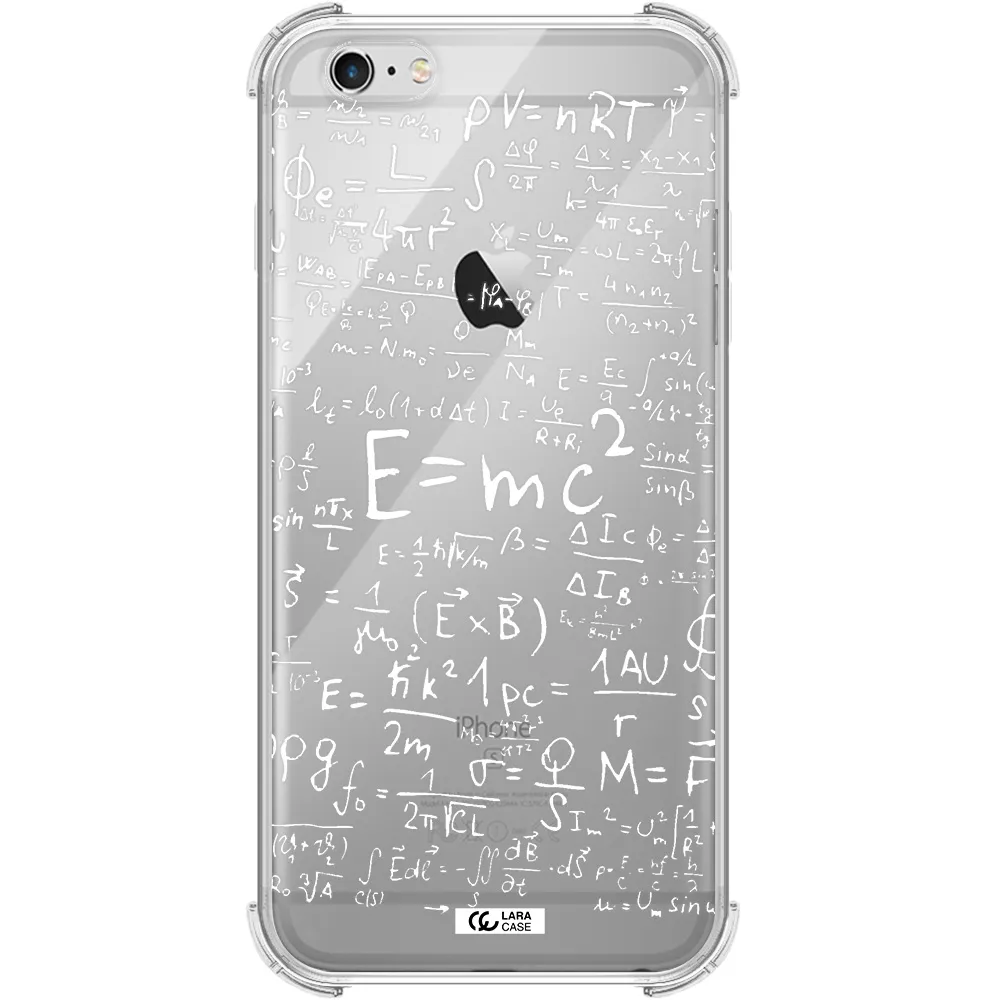 Physics Blackboard Apple iPhone 6 s plus Clear PC Case