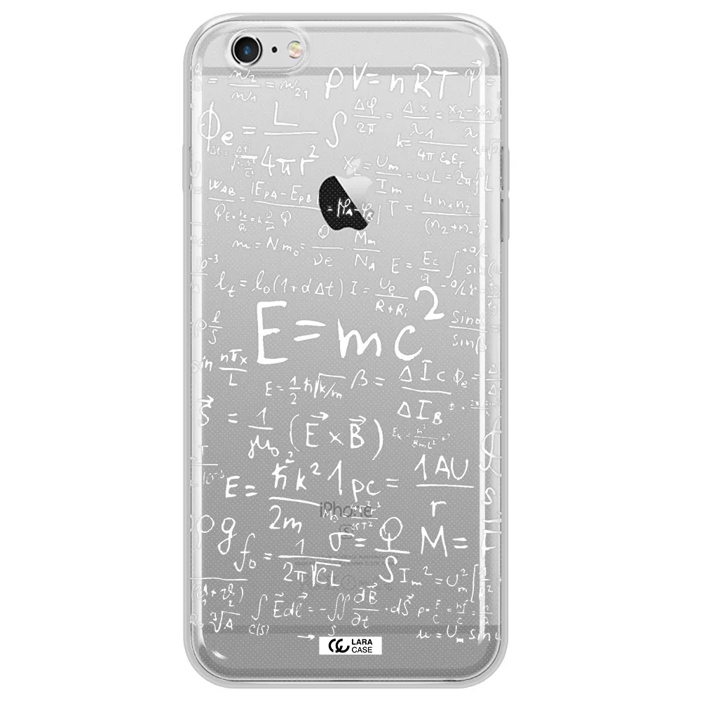 Physics Blackboard Apple iPhone 6 s plus Clear TPU Case