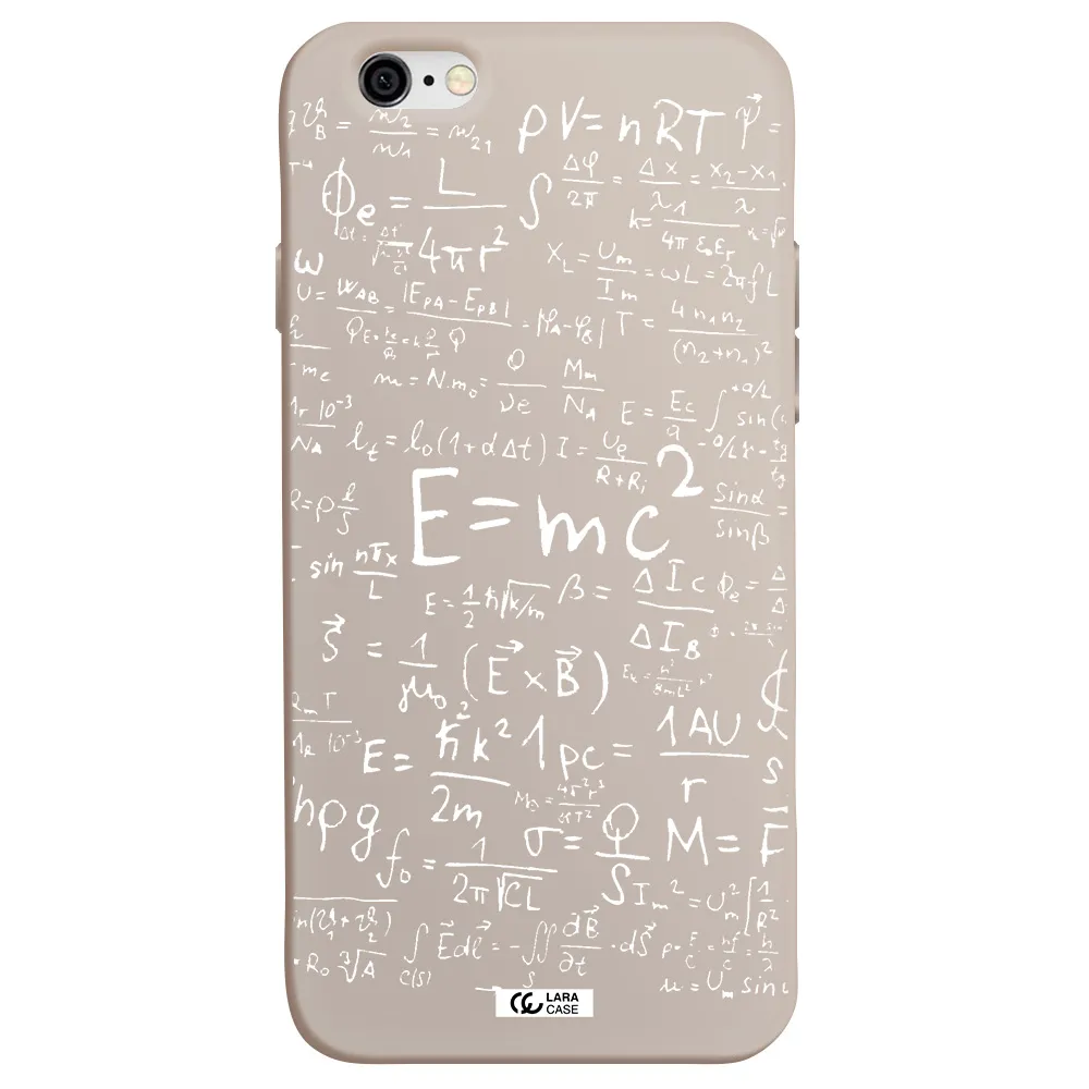 Physics Blackboard Apple iPhone 6 Silicone Stone Case