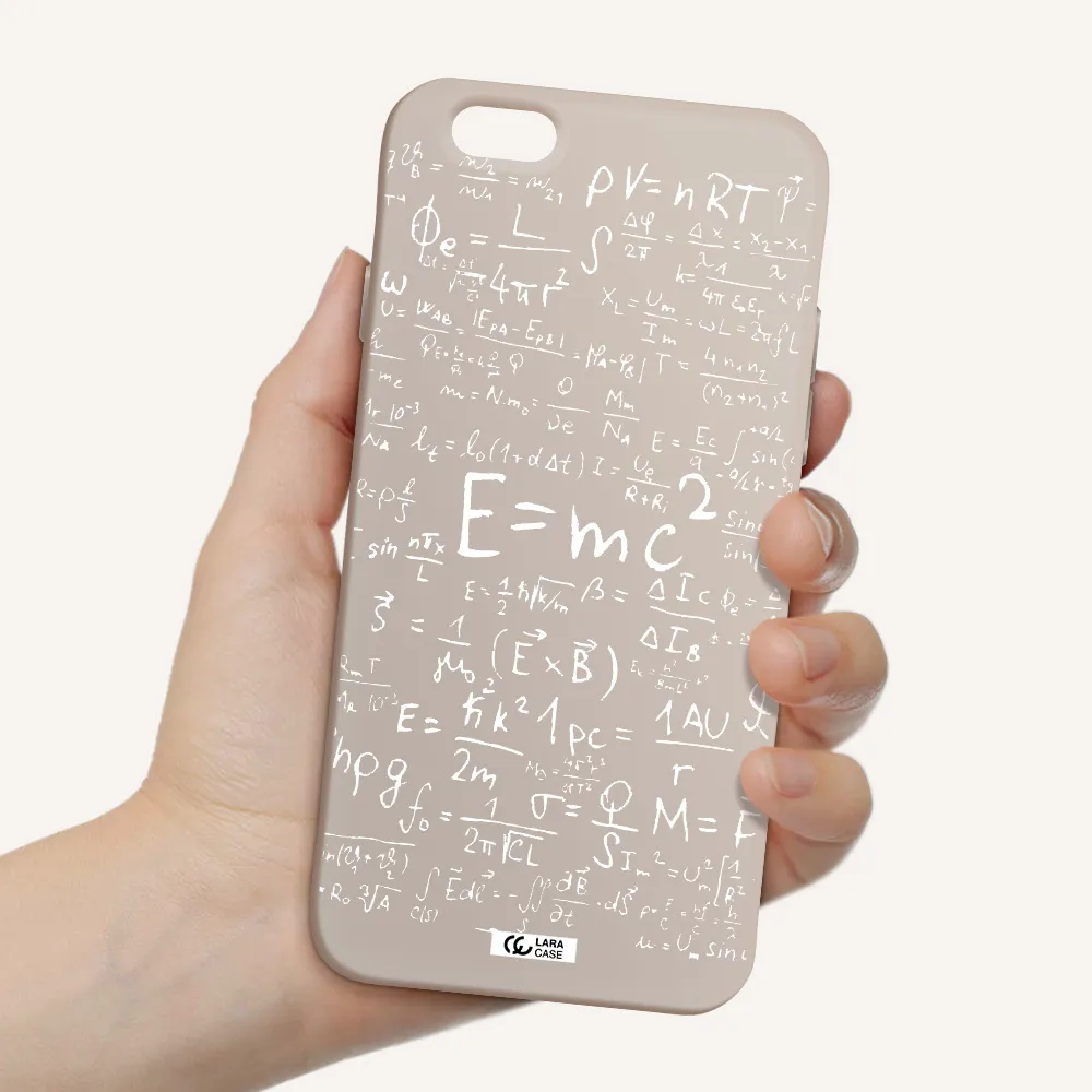 Physics Blackboard Apple iPhone 6 Silicone Stone Case