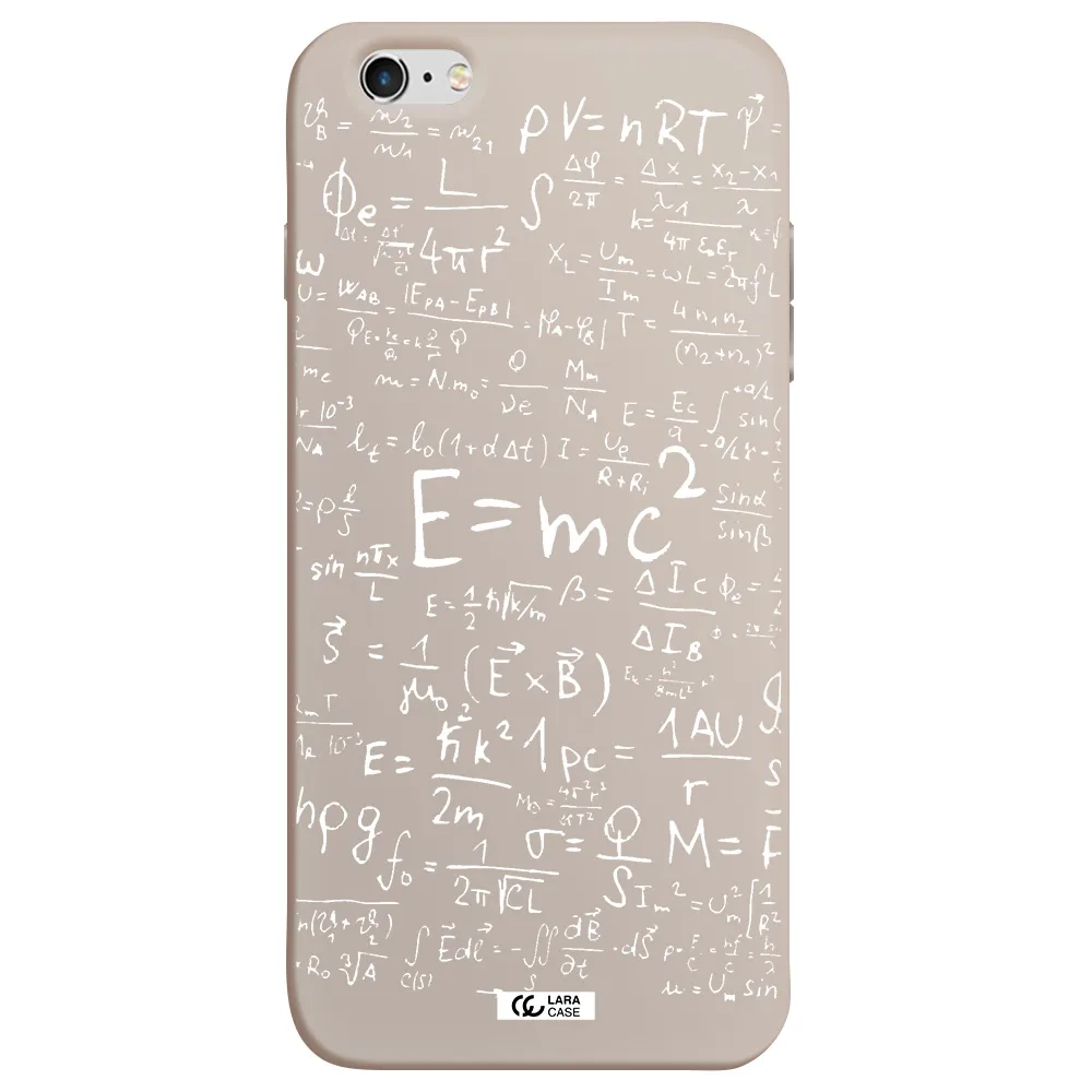 Physics Blackboard Apple iPhone 6S Silicone Stone Case