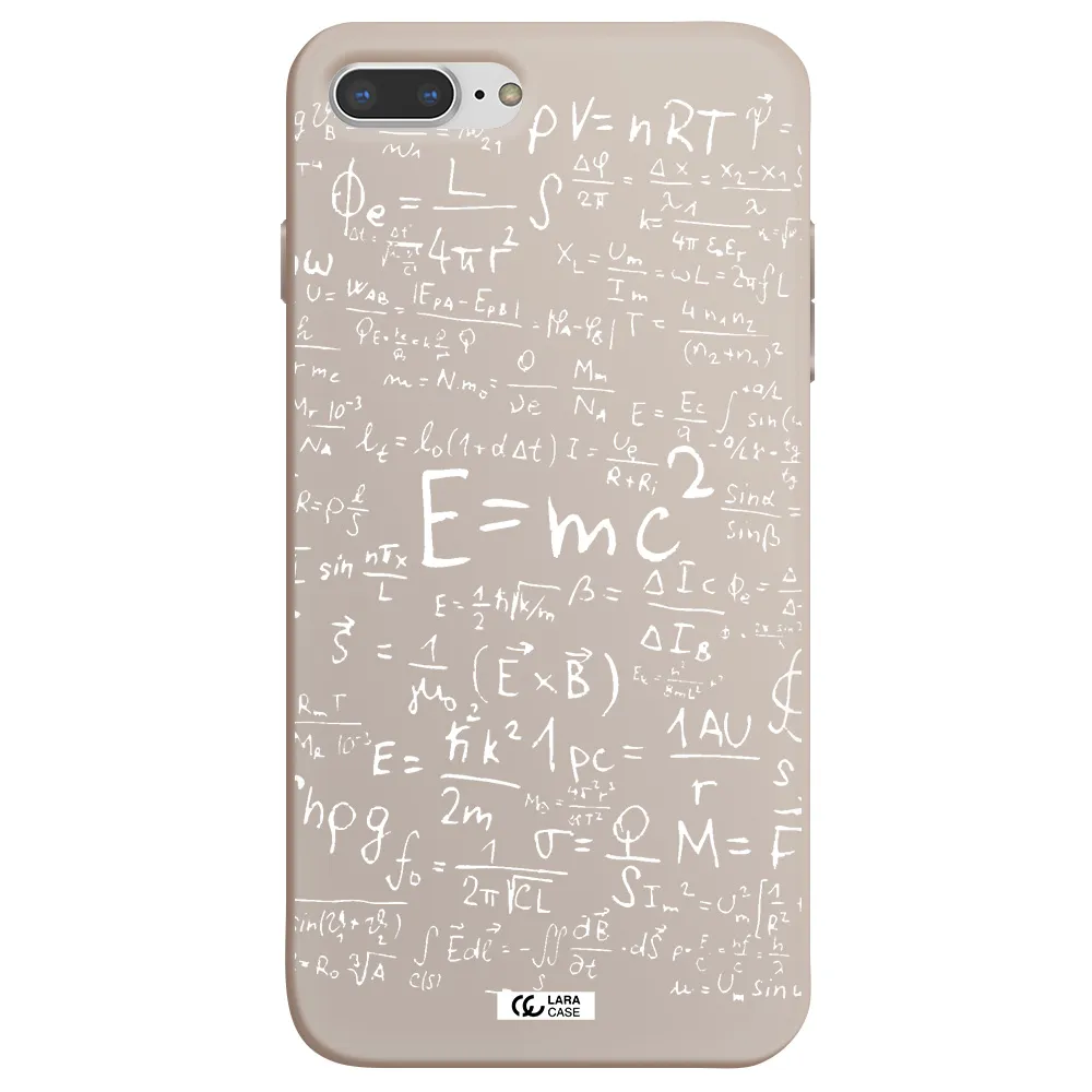 Physics Blackboard Apple iPhone 7 plus Silicone Stone Case