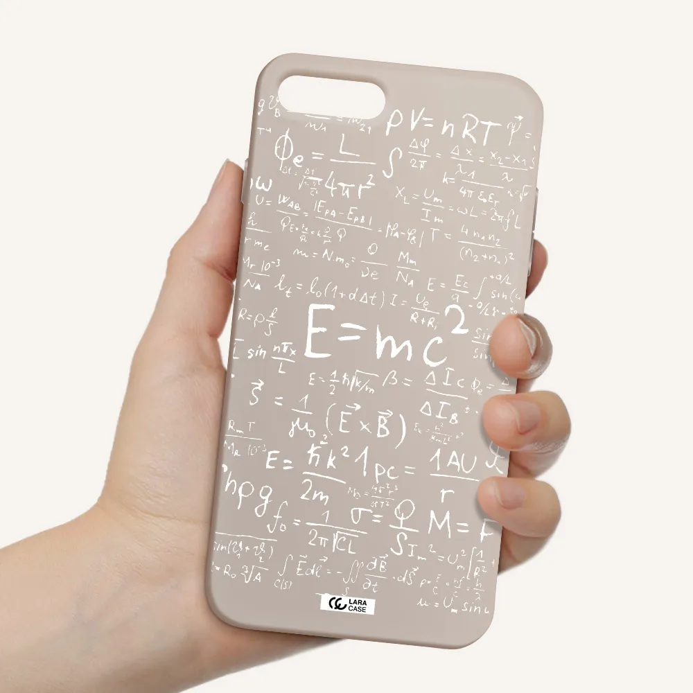 Physics Blackboard Apple iPhone 7 plus Silicone Stone Case