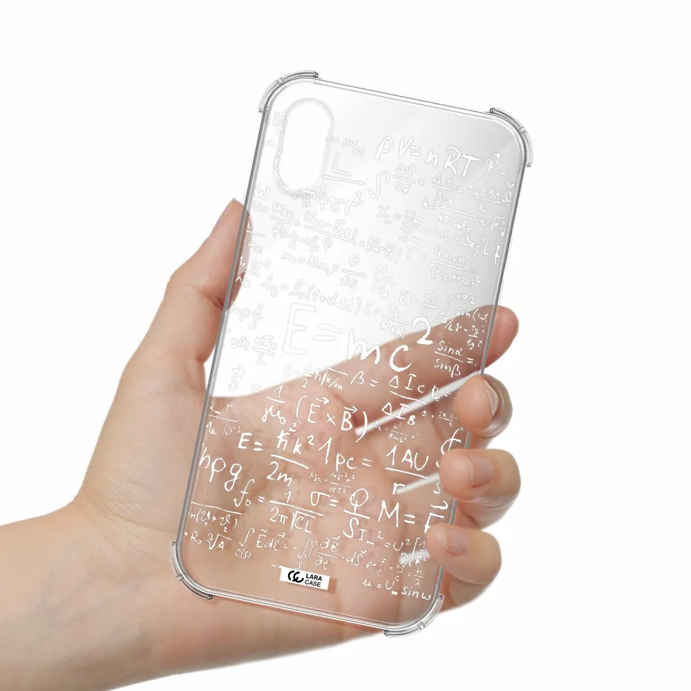 Physics Blackboard Apple iPhone XS Clear PC Case