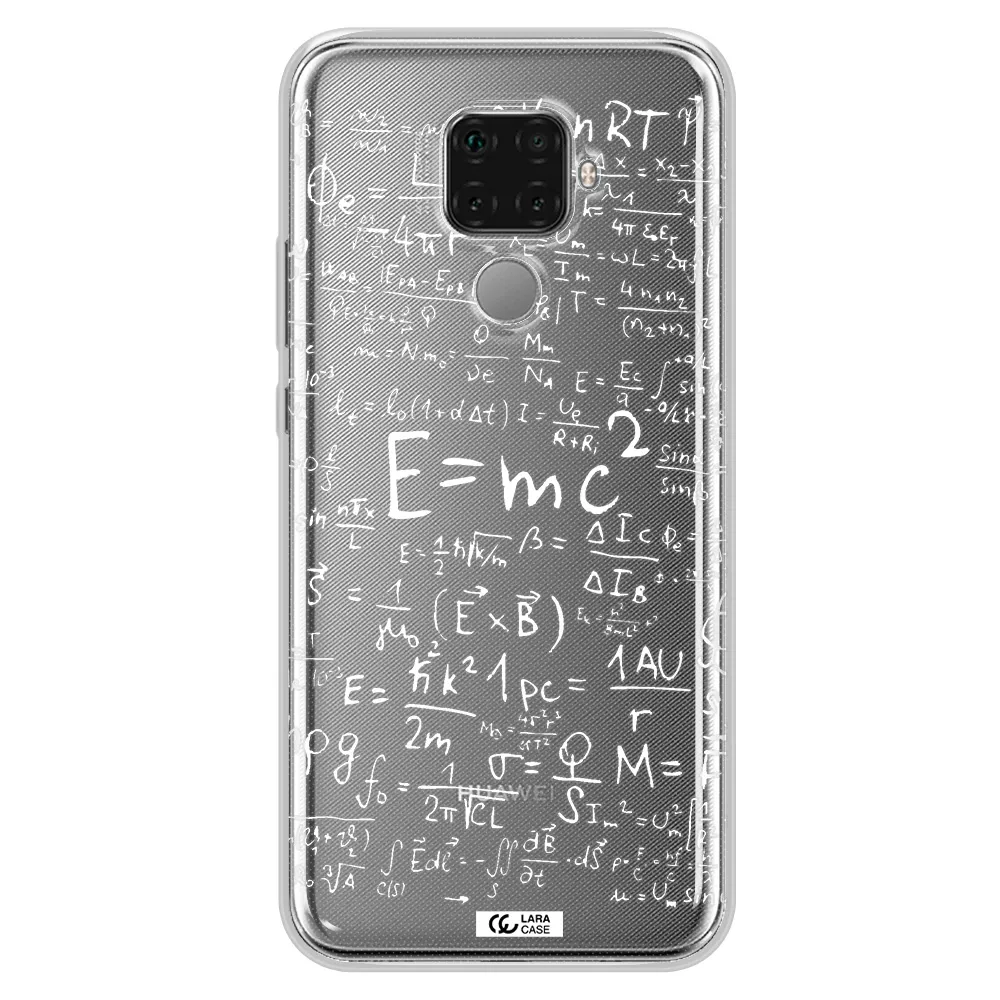 Physics Blackboard Huawei Mate 30 Lite Clear TPU Case