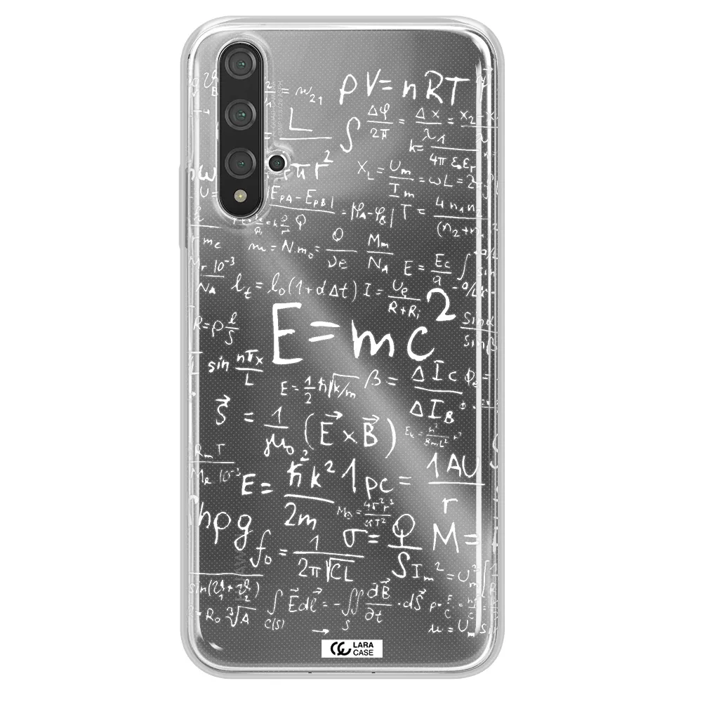 Physics Blackboard Huawei Nova 5t Clear TPU Case