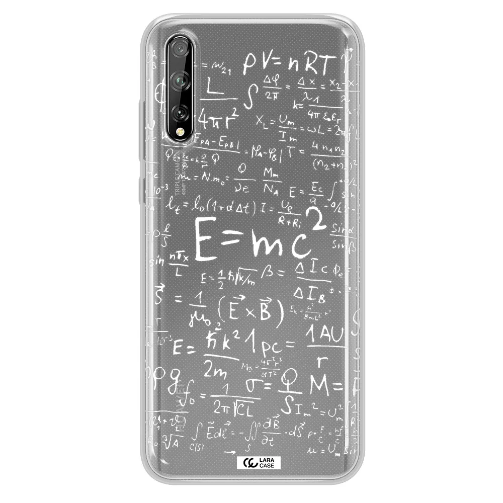 Physics Blackboard Huawei P Smart S Clear TPU Case