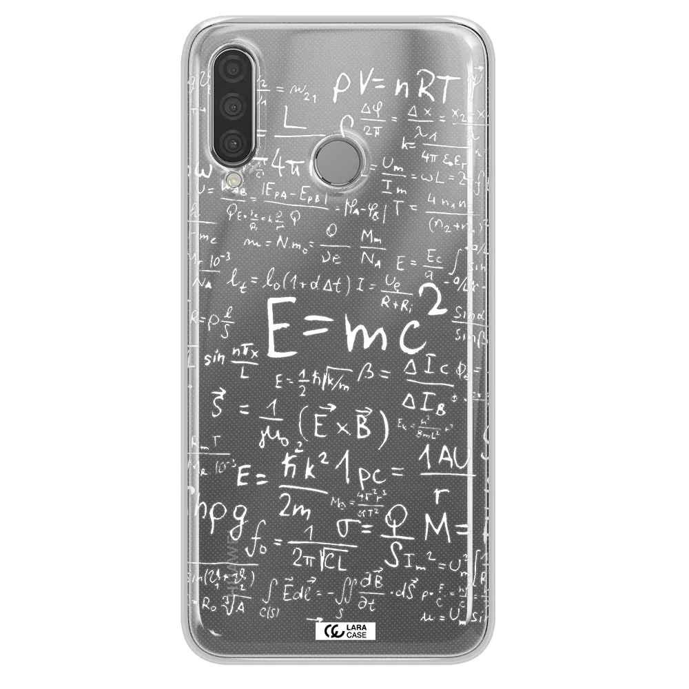 Physics Blackboard Huawei P30 Lite Clear TPU Case