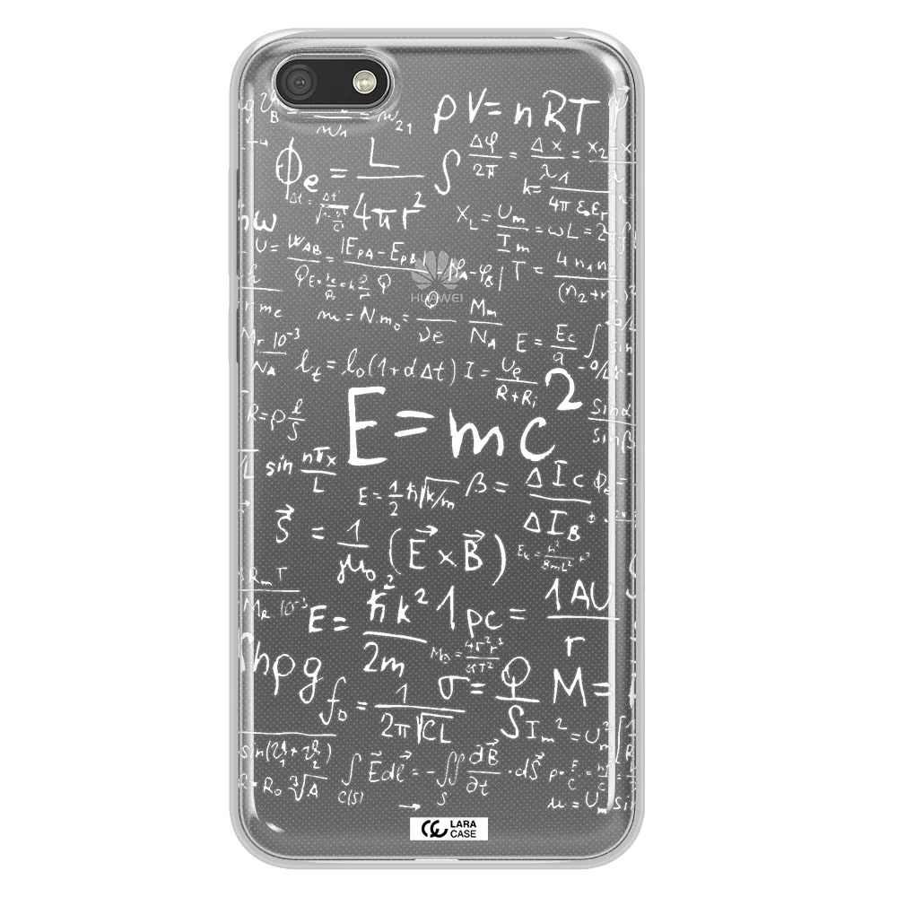 Physics Blackboard Huawei Y5 2018 Clear TPU Case