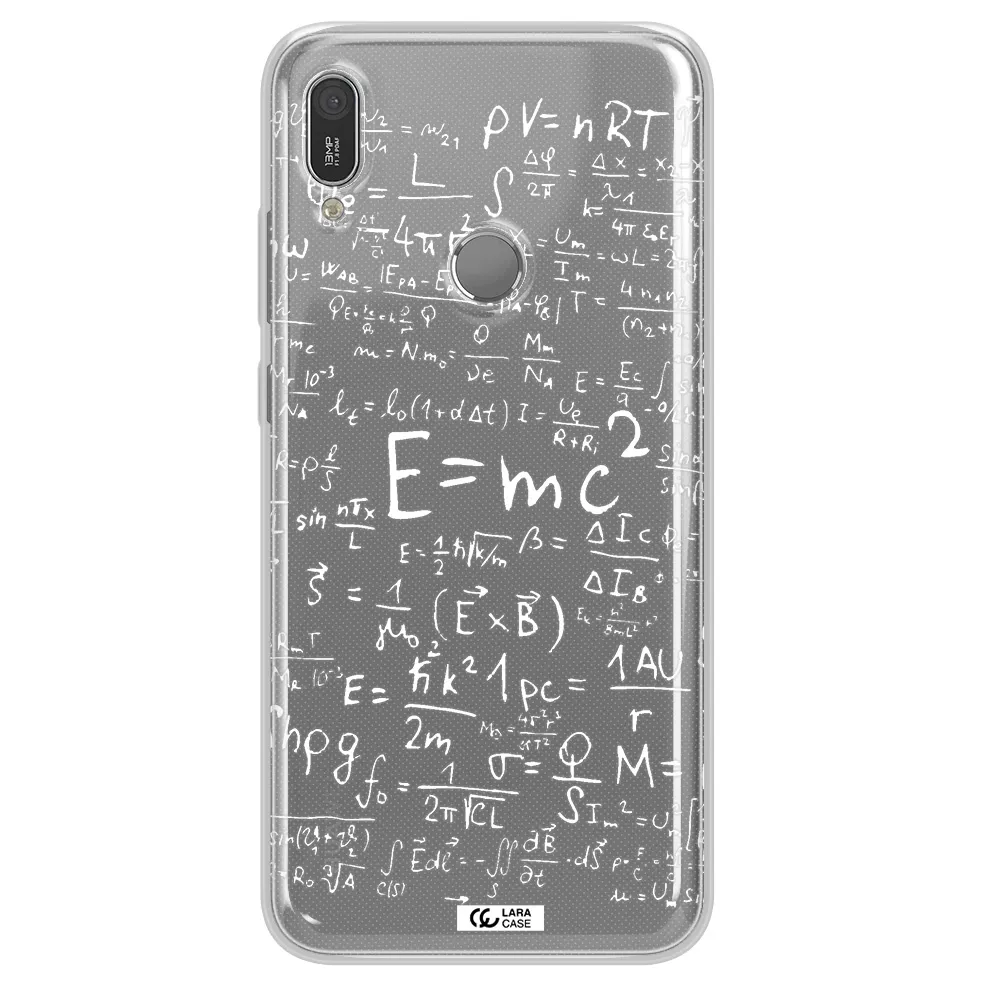 Physics Blackboard Huawei Y6 2019 Clear TPU Case