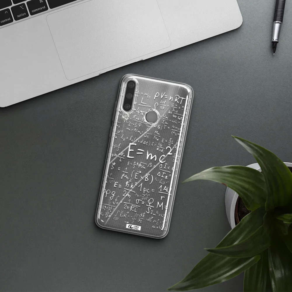 Physics Blackboard Huawei Y6P Clear TPU Case