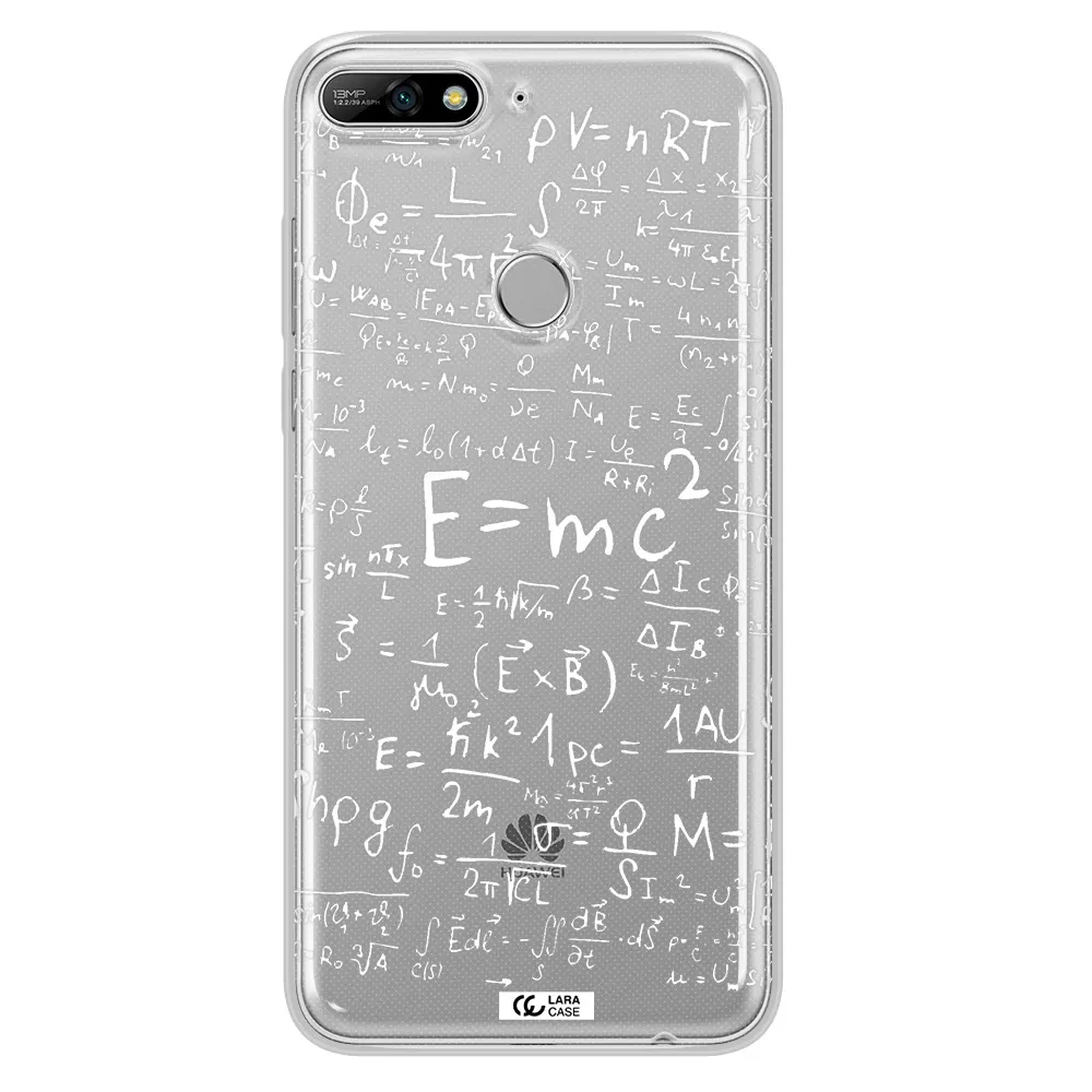 Physics Blackboard Huawei Y7 2018 Clear TPU Case