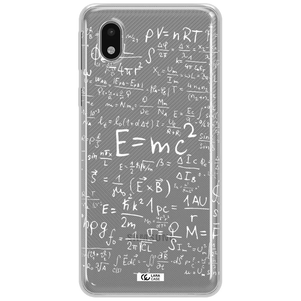 Physics Blackboard Samsung A01 Core Clear Tpu Case