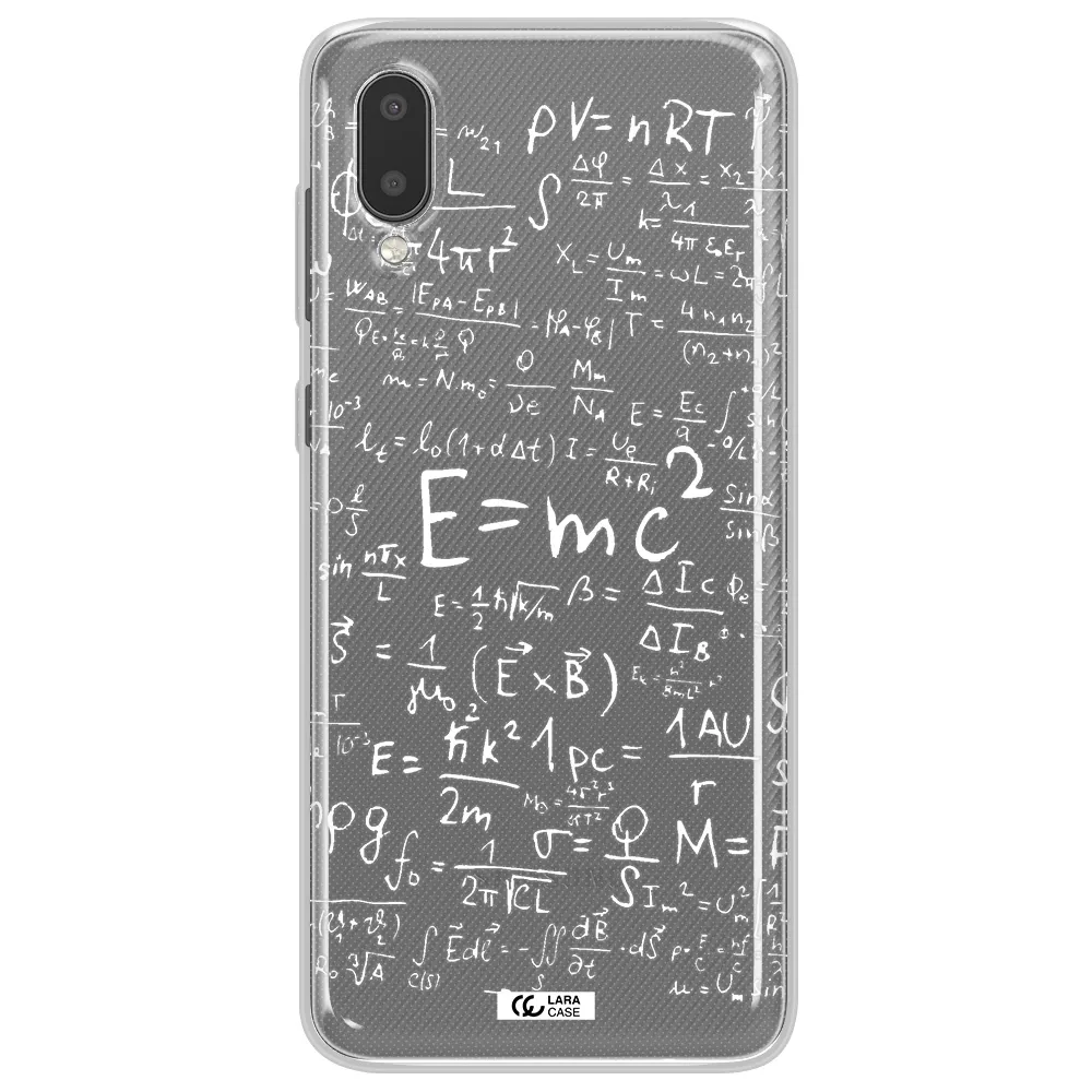 Physics Blackboard Samsung A02 Clear TPU Case