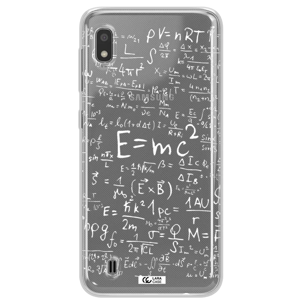 Physics Blackboard Samsung A10 Clear TPU Case