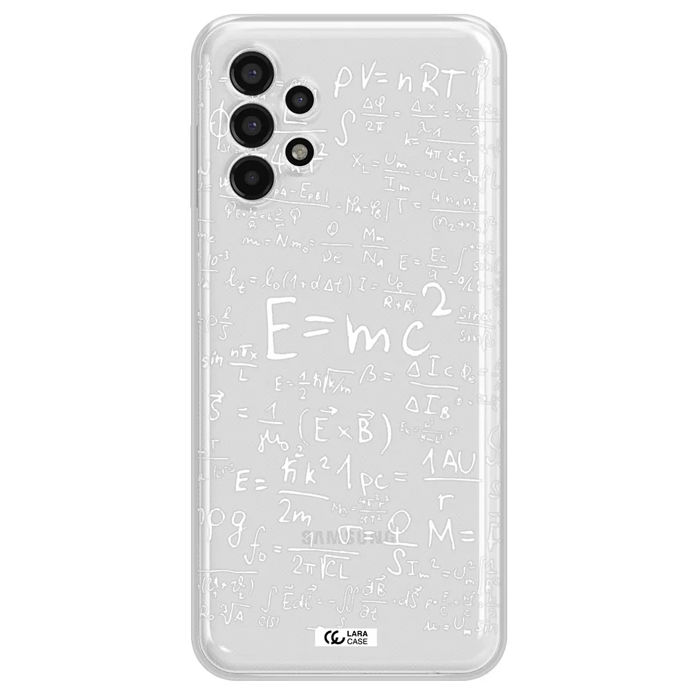 Physics Blackboard Samsung A13 4g Clear TPU Case
