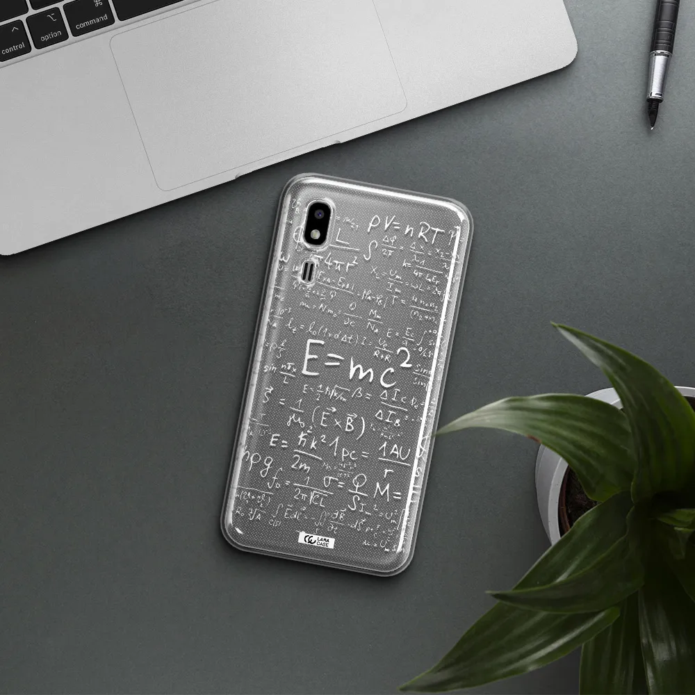 Physics Blackboard Samsung A2 Core Clear TPU Case