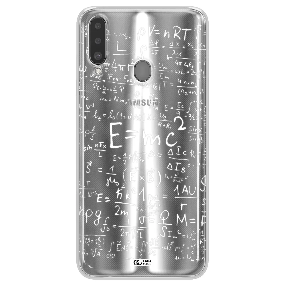 Physics Blackboard Samsung A20S Clear TPU Case