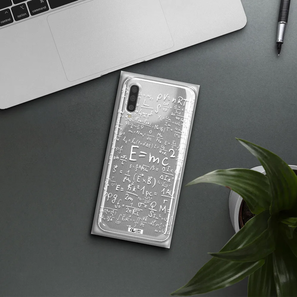 Physics Blackboard Samsung A50S Clear Tpu Case