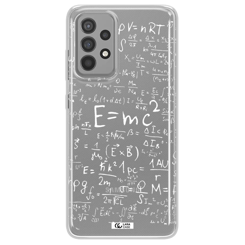 Physics Blackboard Samsung A52 Clear TPU Case