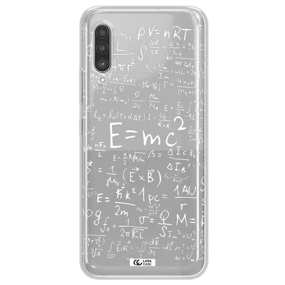 Physics Blackboard Samsung A90 Clear TPU Case