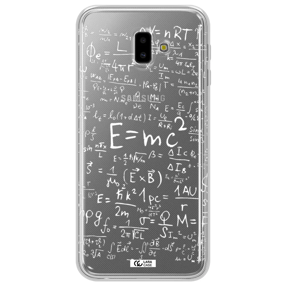 Physics Blackboard Samsung J6 Plus Clear TPU Case