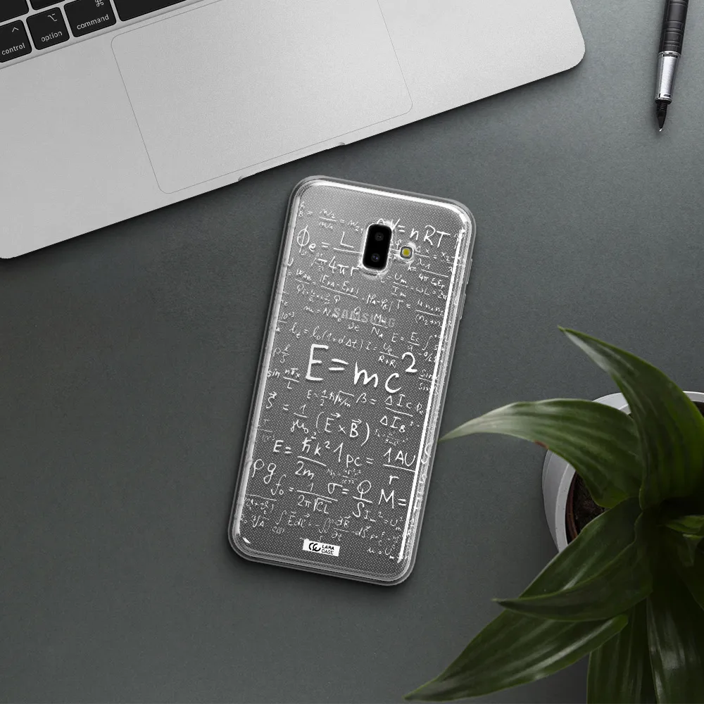 Physics Blackboard Samsung J6 Plus Clear TPU Case