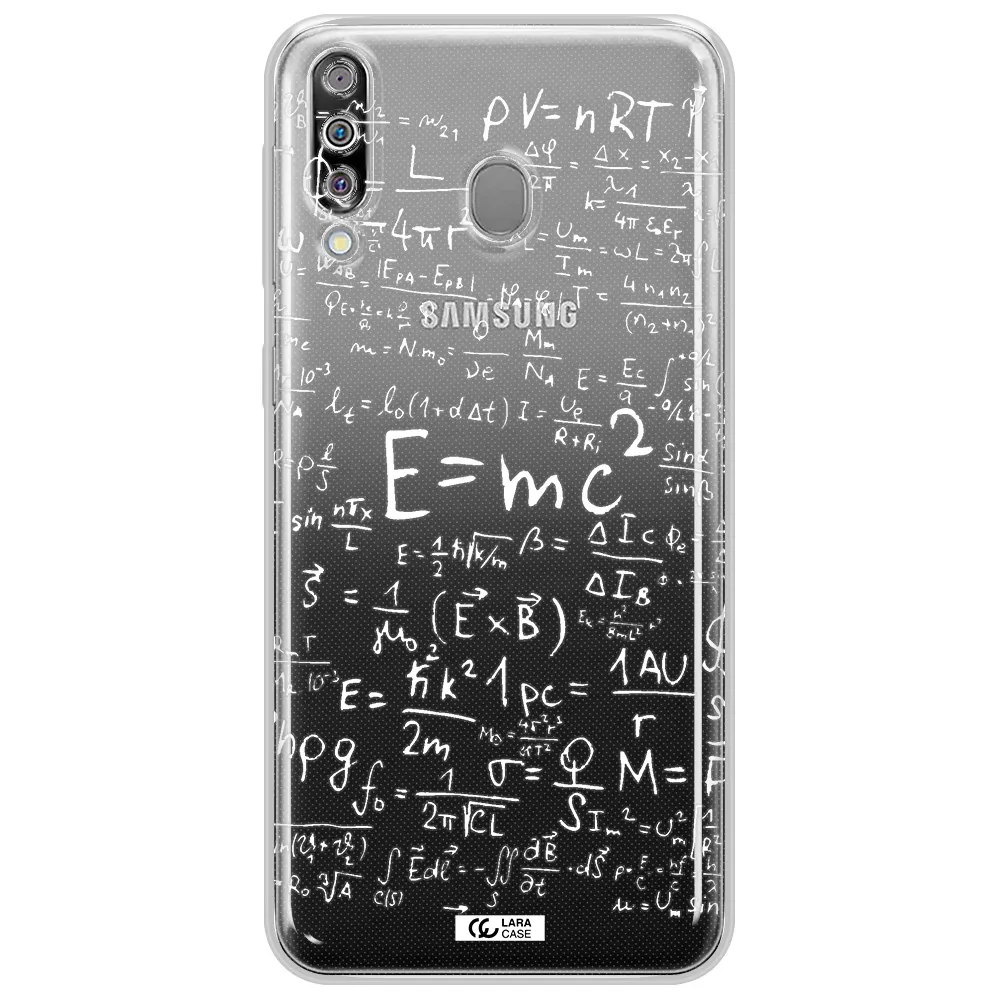 Physics Blackboard Samsung M30 Clear TPU Case