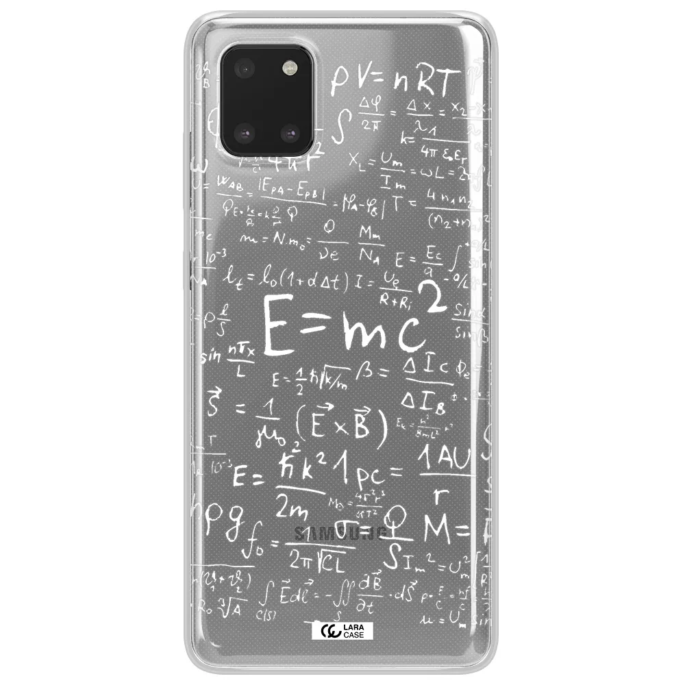 Physics Blackboard Samsung Note 10 Lite Clear TPU Case