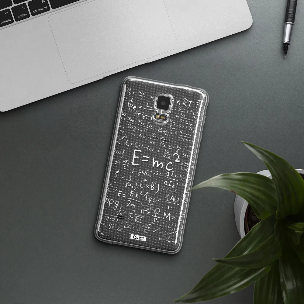 Physics Blackboard Samsung Note 4 Clear TPU Case