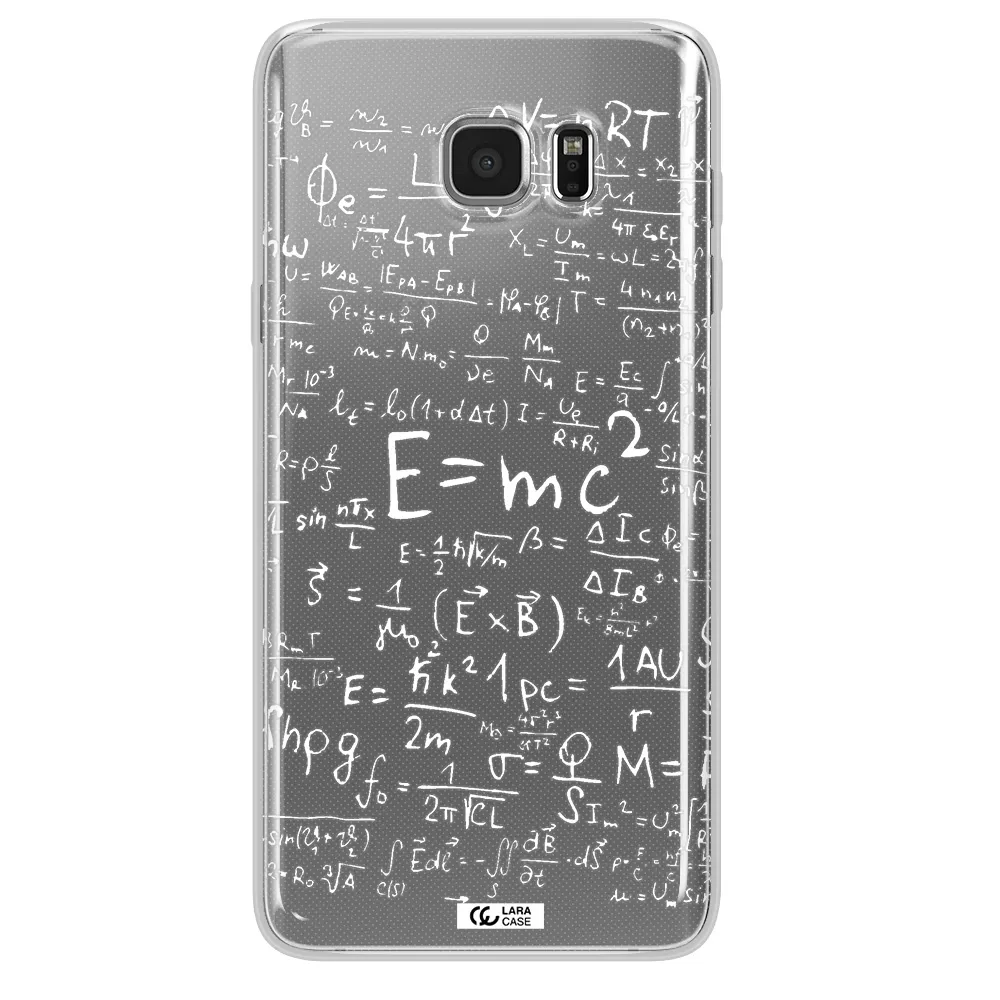 Physics Blackboard Samsung Note 5 Clear TPU Case
