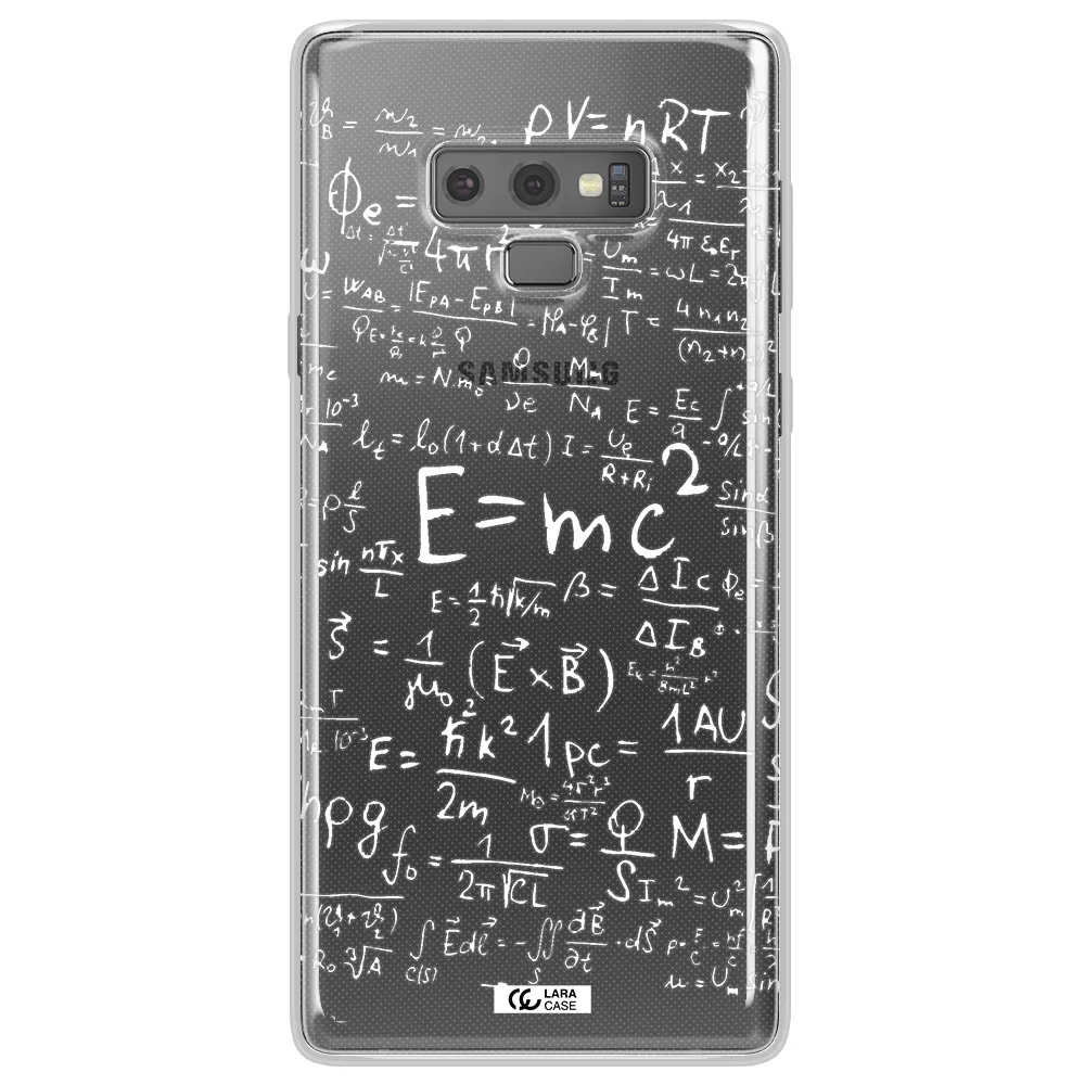 Physics Blackboard Samsung Note 9 Clear TPU Case
