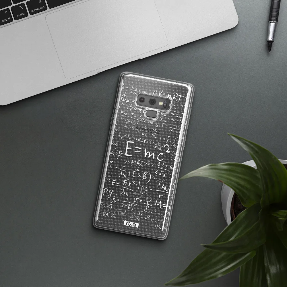 Physics Blackboard Samsung Note 9 Clear TPU Case