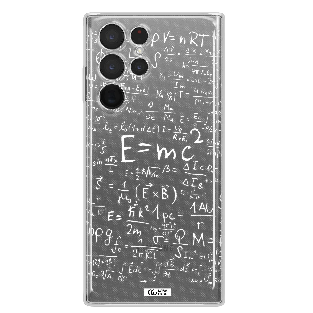 Physics Blackboard Samsung S 22 Ultra Clear TPU Case