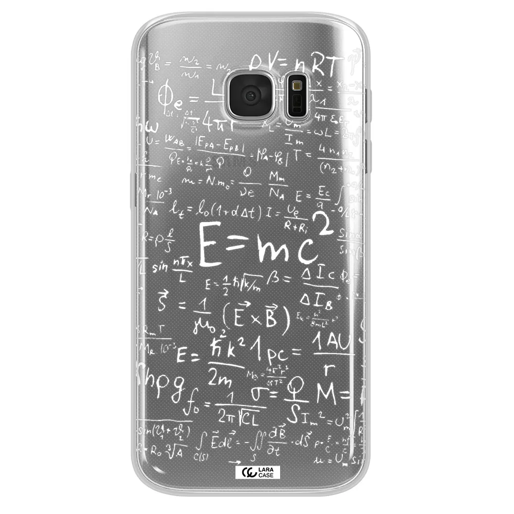 Physics Blackboard Samsung S 7 Clear TPU Case
