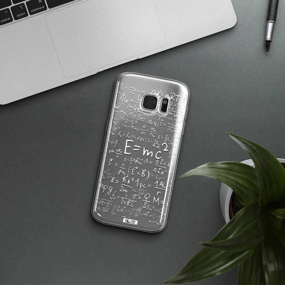 Physics Blackboard Samsung S 7 Clear TPU Case
