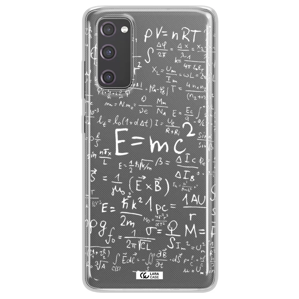 Physics Blackboard Samsung S20 Fe Clear TPU Case