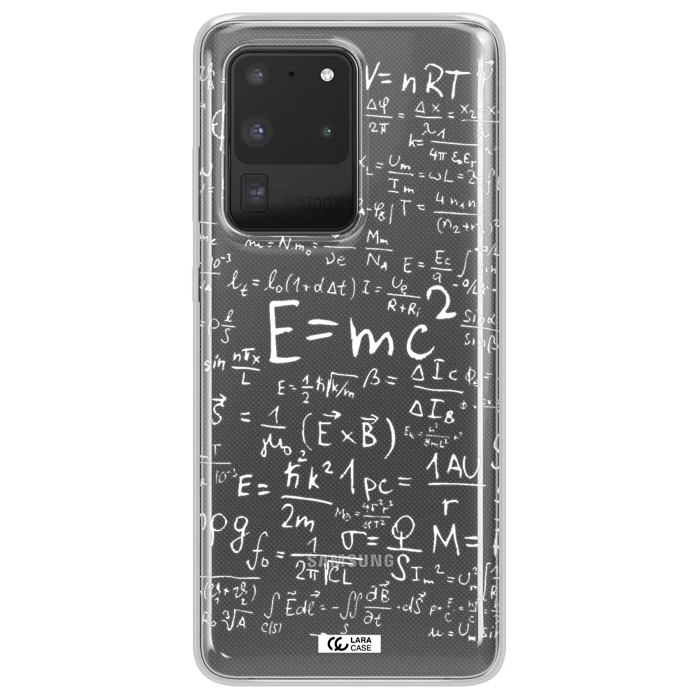 Physics Blackboard Samsung S20 Ultra Clear TPU Case