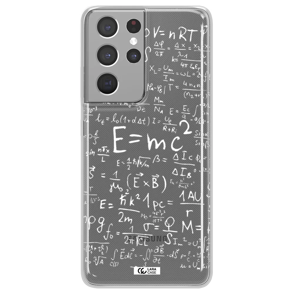 Physics Blackboard Samsung S21 Ultra Clear TPU Case