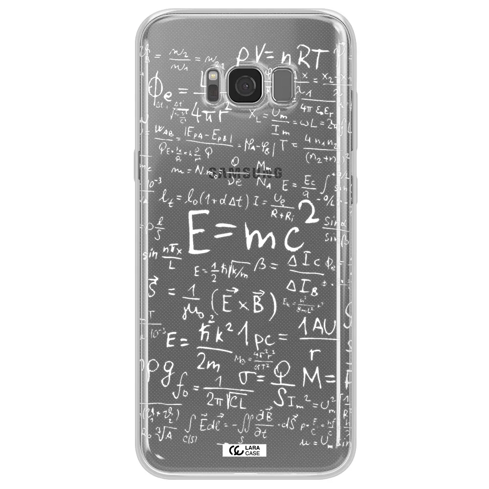 Physics Blackboard Samsung S8 Clear TPU Case