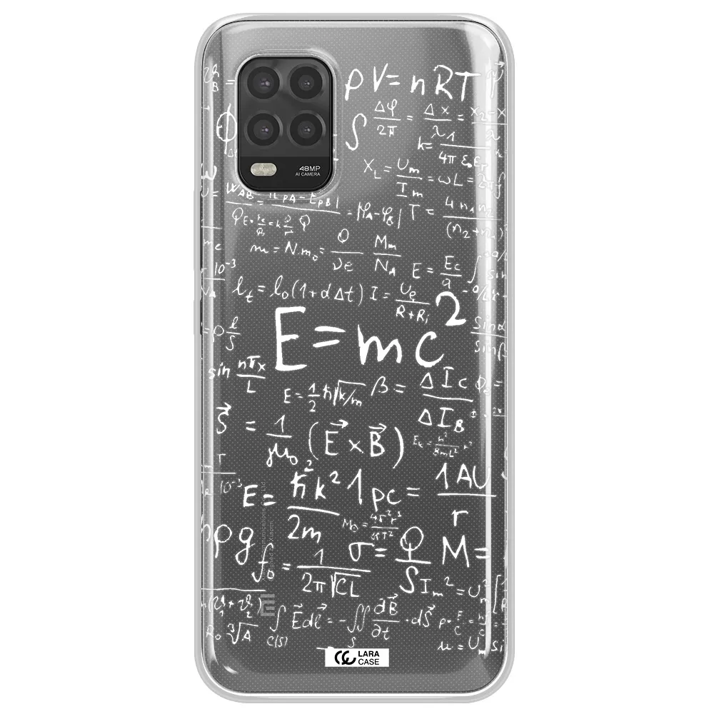 Physics Blackboard Xiaomi Mi 10 Lite Clear TPU Case