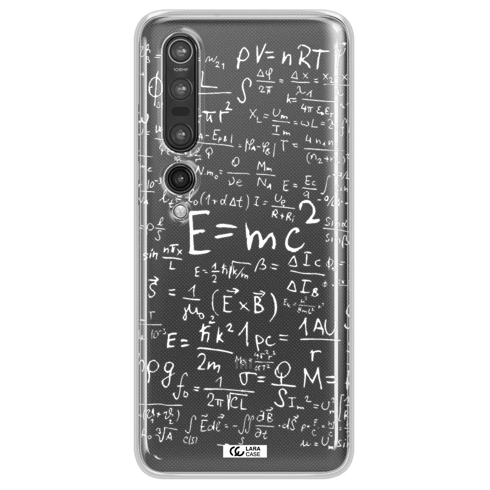 Physics Blackboard Xiaomi Mi 10 Pro Clear TPU Case