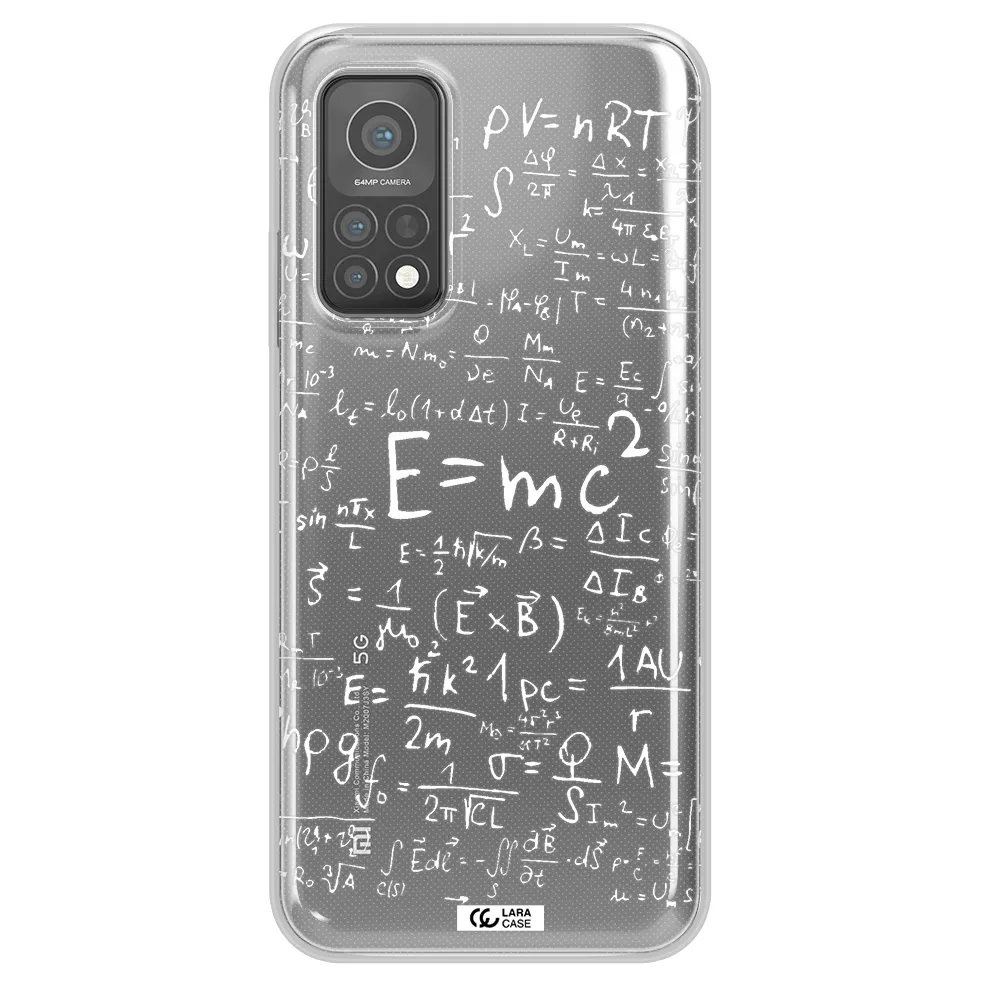 Physics Blackboard Xiaomi Mi 10 T Pro Clear TPU Case